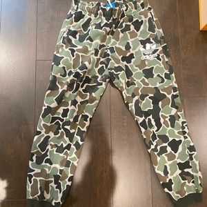 Adidas Green Camo Joggers